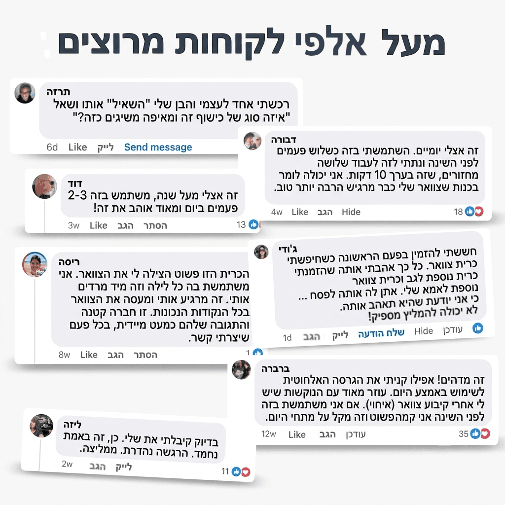 PhysioNeck™ | כרית אורטופדית לצוואר