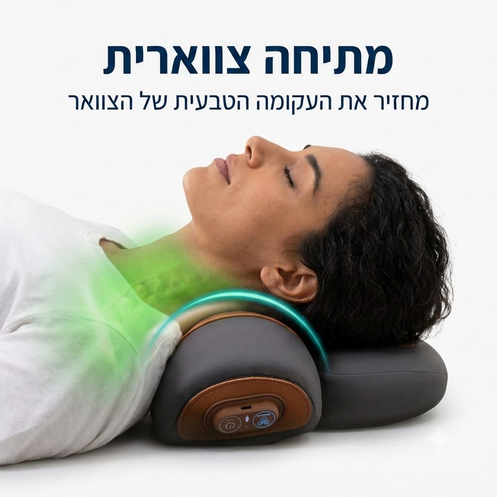 PhysioNeck™ | כרית אורטופדית לצוואר